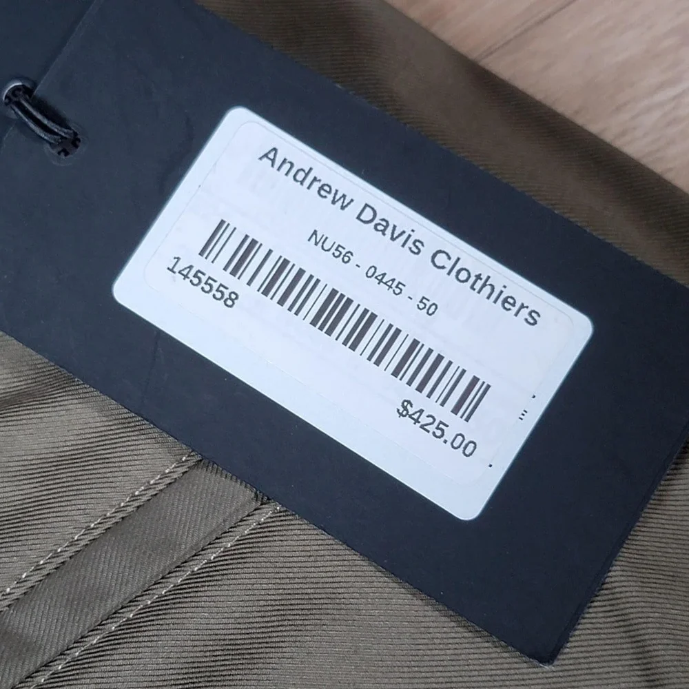 PT Torino Pants Mens 35x34 Brown Active Stretch Chino Trousers Dress Tech Work